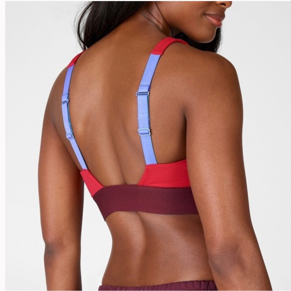 Fabletics All Day Every Day Bra Ii (Persimmon/Bla… - image 3